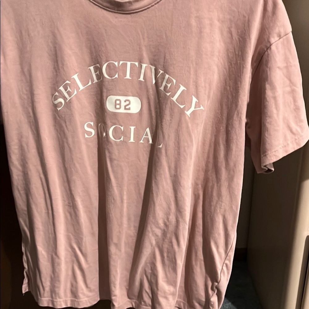 Maurices Pink Short Sleeve Tee